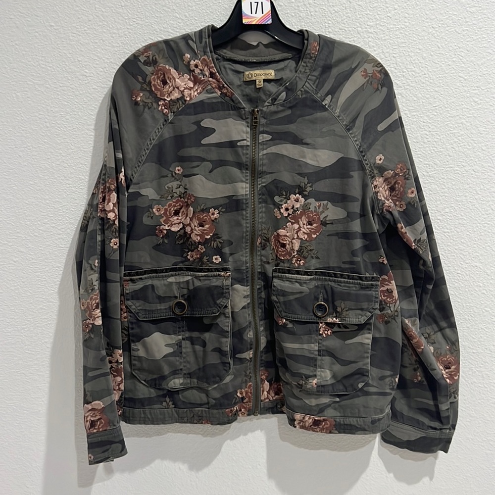 Democracy Jacket Camo Floral
